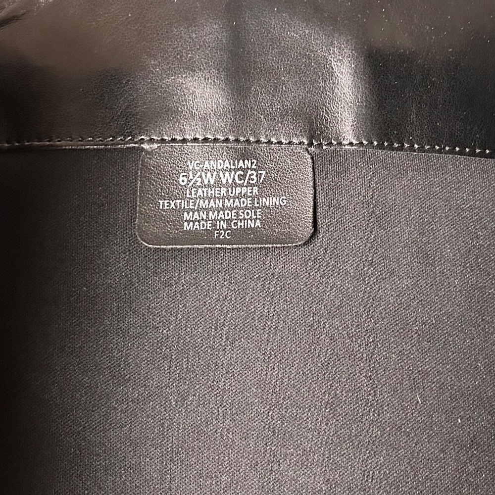 Vince Camuto Wide Calf Leather Riding Boots Andalian Women’s Size 6.5 - Picture 11 of 12